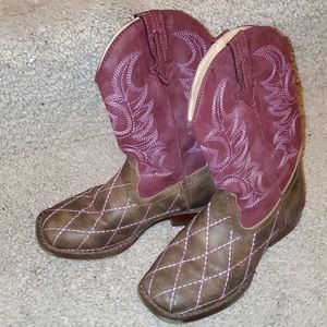📚✏Girls cowgirl boots